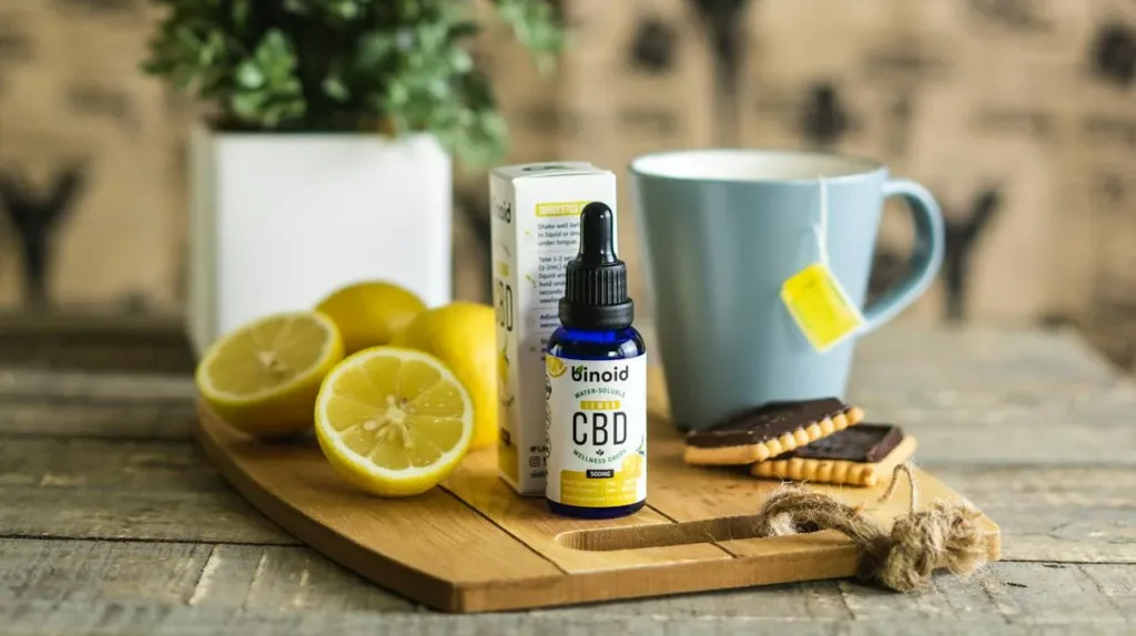 CBD oil bottle