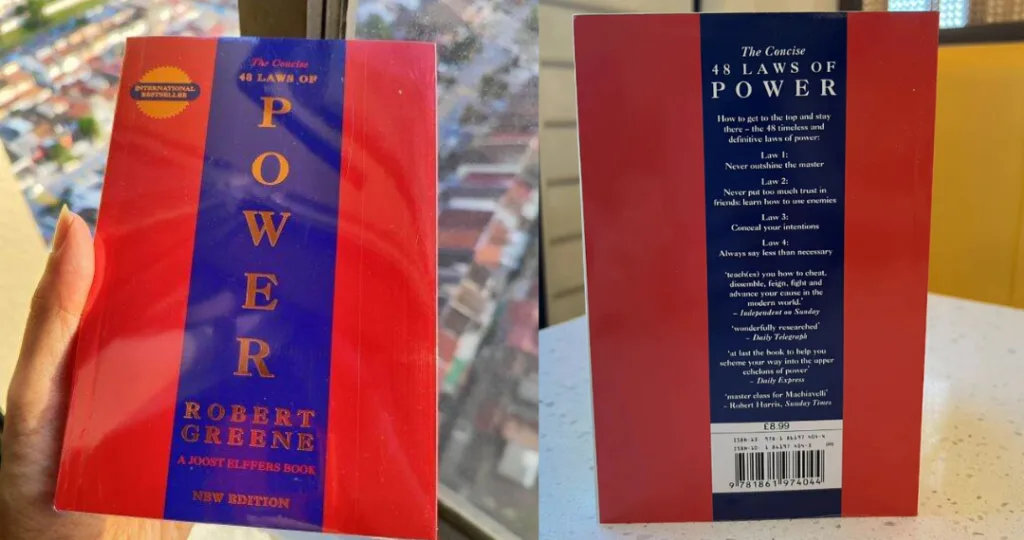 “The 48 Laws of Power” by Robert Greene Books for Young Adult Men